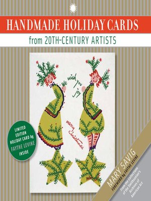 cover image of Handmade Holiday Cards from 20th-Century Artists